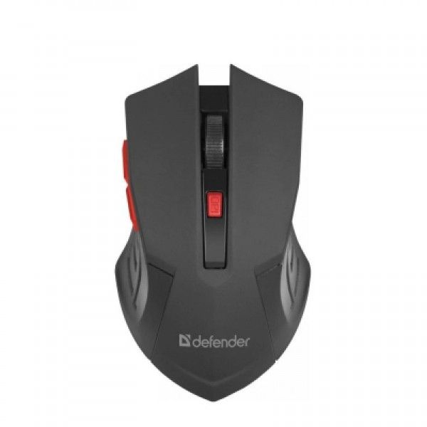 Мишка Defender Accura MM-275 Black-Red (52276) - купить в магазине Yulo интернет-магазин по цене 328.9 грн.
