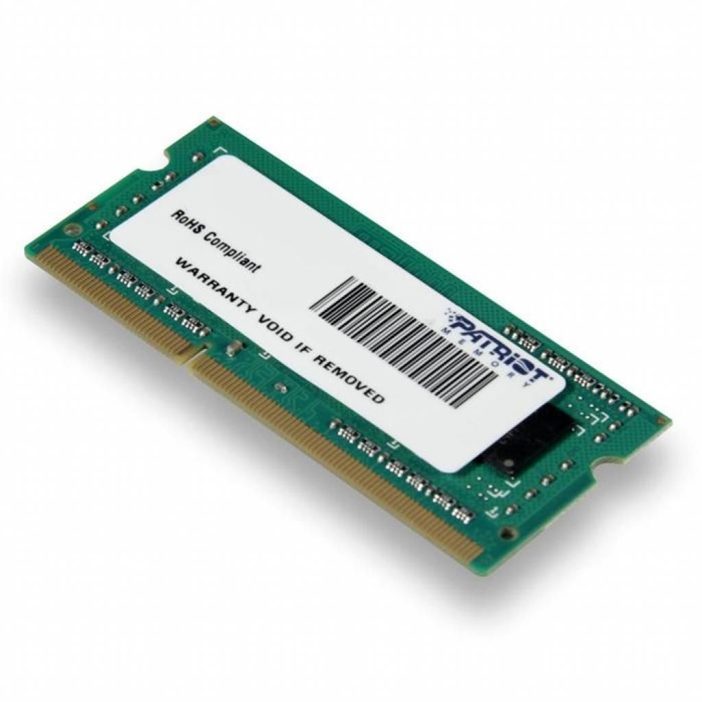 Модуль для ноутбука SoDIMM DDR3L 4GB 1600 MHz Patriot (PSD34G1600L81S) - купить в магазине Yulo интернет-магазин по цене 741.75 грн.