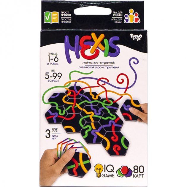 Настільна розважальна гра "Hexis" Danko Toys G-HEX-01-01 рос - купить в магазине НоутКомплект по цене 50 грн.