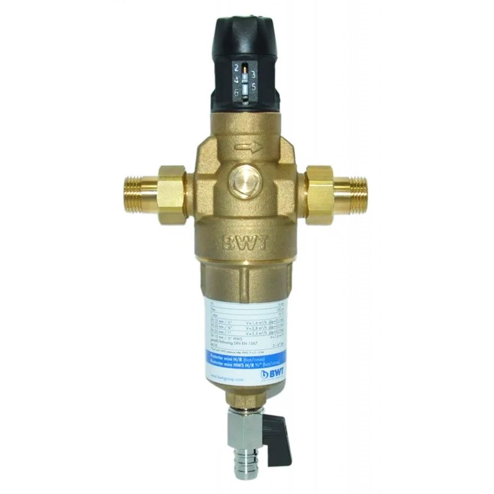 Фільтр для гарячої води Рrotector MINI HWS 1/2" HR для механічного очищення води BWT - купить в магазине Teta Install по цене 2915 грн.