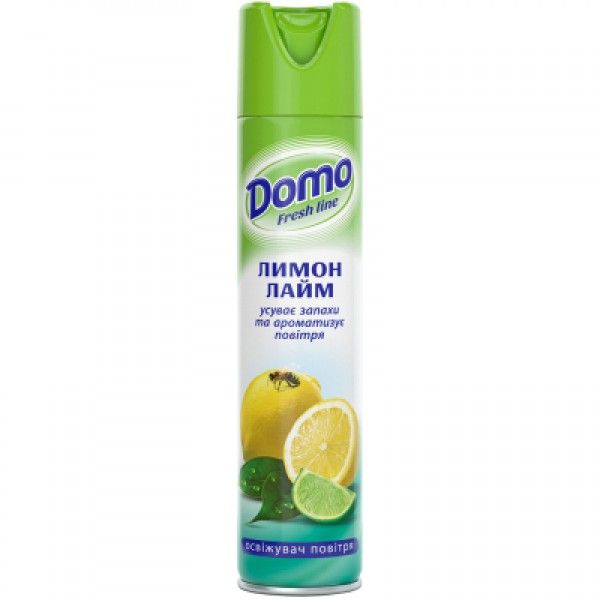Освіжувач повітря Domo Лимон-лайм 300 мл (XD 10004) - купить в магазине Yulo интернет-магазин по цене 152.95 грн.
