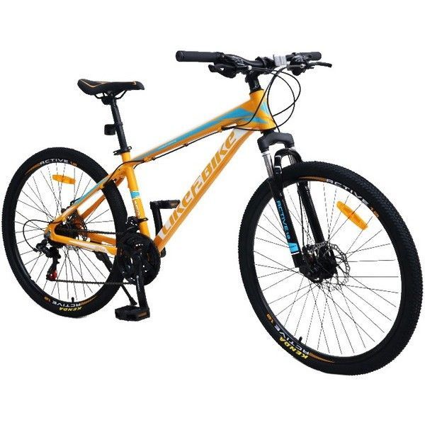 Велосипед дорослий 2-х колісн. 26" A212602 (1шт) LIKE2BIKE Active 1.0,помаранчевий,рама алюм.15",21-шв, Disk brake,збірка 85% - купить в магазине Plus-Plus по цене 17187 грн.