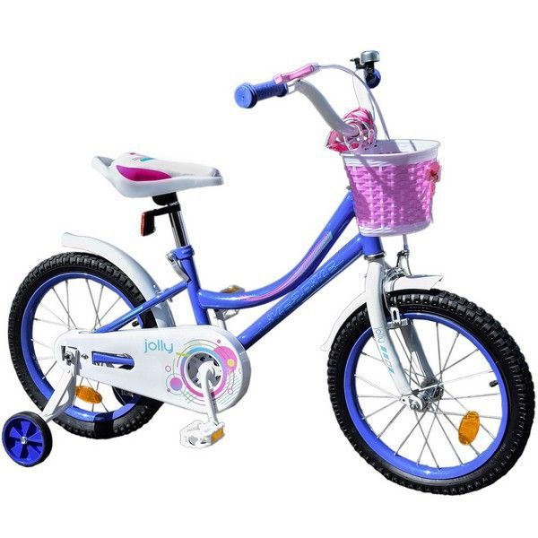 Велосипед дитячий 2-х коліс.18'' 211813 (1 шт) Like2bike Jolly,бузковий, рама сталь, з дзвінком, руч.гальмо, зборка 75% - купить в магазине Plus-Plus по цене 7383 грн.